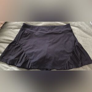 UNDER ARMOUR Black Pleated w/mesh Tennis Golf Skort w/pockets